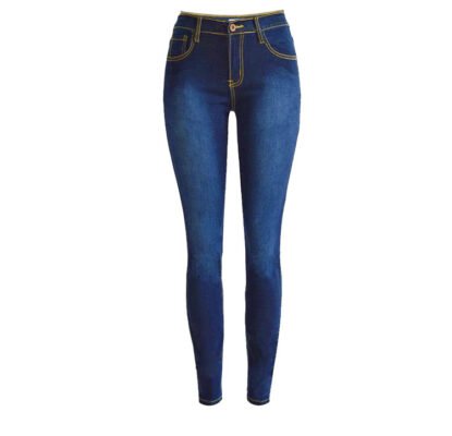 women slim stretch denim leggings s grey