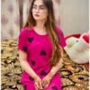premium cotton jersey night suit set pink medium to xl