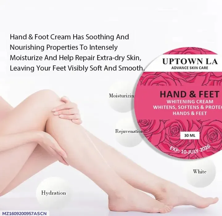 MZ1609200957ASCN Whitening Hand & Foot Cream 36ml for Soft Smooth Skin - Image 2