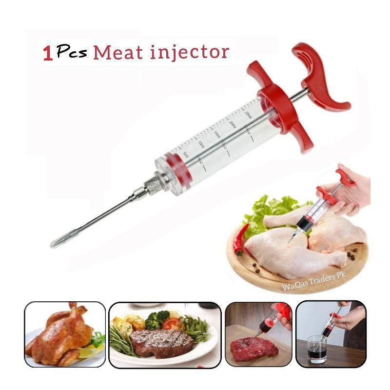 Stylish Red Injection Tool for Chicken & Turkey with 30ml Capacity - Image 7