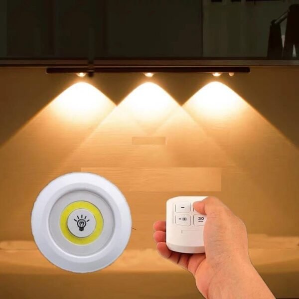 LED Light With Remote Control 3 Piece